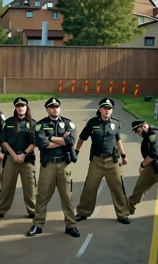🇩🇪 German Police Dance to “Blurred Lines” | Fit, Fun & Focused! #SelfDevelopment #FitnessMotivation