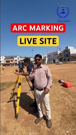 🔥 Arc Marking by Sokkia Total Station | Step by Step Layout on Site | CSTI #SokkiaTotalStation