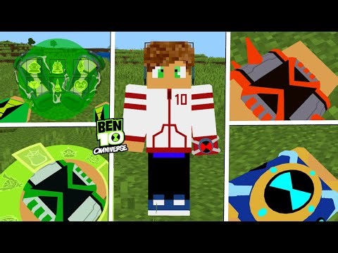 DOWNLOAD ADDON DO BEN 10 OMNIVERSE V4 NO MINECRAFT!!