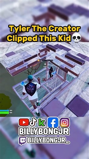 TYLER THE CREATOR JUST CLIPPED THIS KID 💀 #Fortnite #Shorts