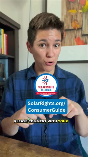 My solar doesn’t work, what do I do?! We’re here to help: STEP 1: Call your installer. STEP 2: File an online complaint form with CALSSA: https://calssa.org/consumer-protection-hotline As always, give us a holler if you have questions: info@SolarRights.org All resources are at the link in bio! Share with three friends who need to know. #rooftopsolar #solaruser | Solar Rights Alliance