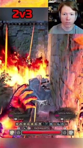 2v3 Sorcerer Warlock vs Wizard Rogue Fighter!