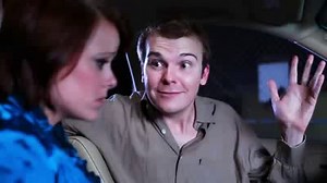 Couple Romance In Car