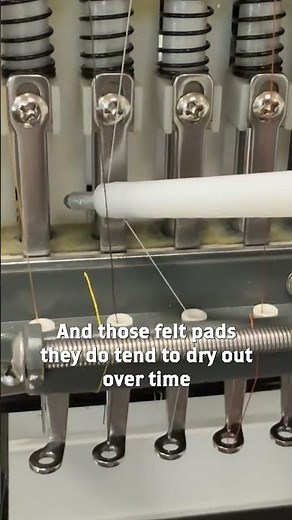 Carl demonstrates how to lubricate your needle bars on your embroidery machine