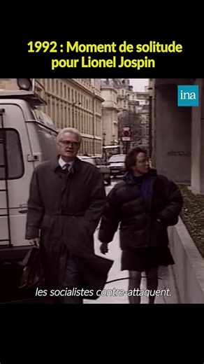 1992 : Moment de solitude pour Lionel Jospin | INA