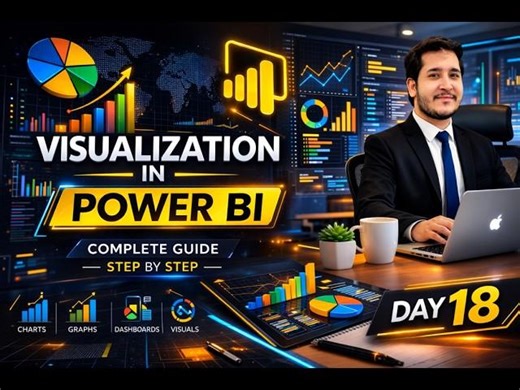 Power BI Visualization Tutorial | Day 18 | Complete Guide Step by Step Learn Power BI Visualization | Gourav Rohilla