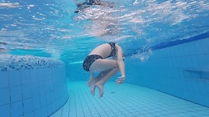 Girl Adorably Flipping Playing Underwater Pool Stock Footage Video (100% Royalty-free) 3806743379 | Shutterstock