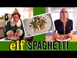 BUDDY THE ELF SPAGHETTI RECIPE / MAKING ELF SPAGHETTI / ELF PASTA TUTORIAL / CHRISTMAS PASTA / ELF