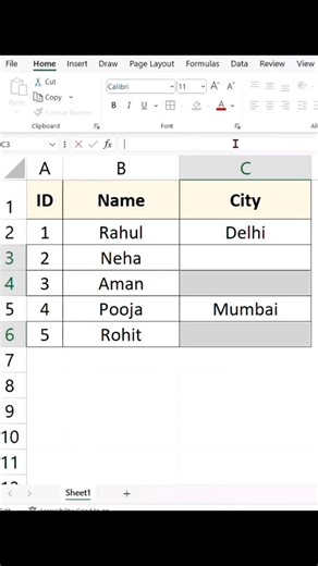 Smart Excel Table Banane ka Easy Tarika