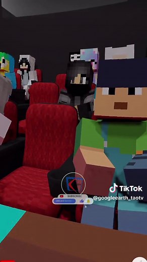 Exploring Minecraft Animation in Cinema Hall on Google Earth!