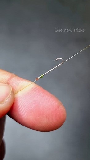 Essential knots for tiny fishing hooks #fishingtipsandtricks #tutorial #one_newtricks #reels #trendingreelsvideoviraltodayシ゚viral #support | One new Tricks