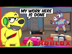 Trickshotting KILLER! Roblox ARSENAL MURDER! (Deleted Superdog Tyler video with burro piñata)