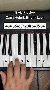 272K views · 3.3K reactions | Elvis Presley piano tutorial #canthelpfallinginlove #piano #elvispresley #pianolessons | Ponchopiano | Facebook