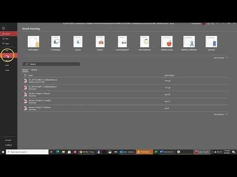 Access Module 1: End of Module Project 1