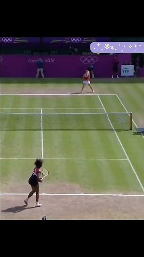 🏅 Maria Sharapova vs Serena Williams | Olympic Final Classic Point 🎾🔥 #Shorts