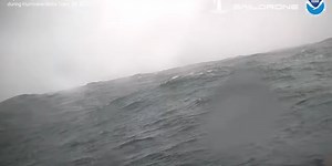 Watch: Saildrone captures towering waves inside Hurricane Idalia