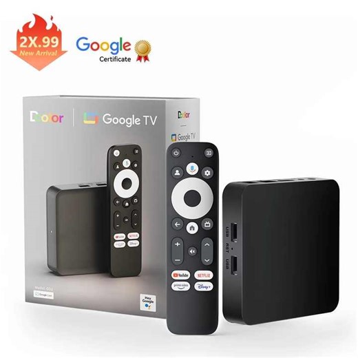 Dcolor Gd2  tv box Android 12 4K 2 32GB GTV System Amlogic s905Y4 Dual brand Wifi 6