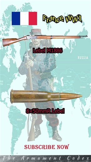 France WW1 — Lebel M1886 💥 #shorts #subscribe #military #history #2025shorts #army #militaryweapons