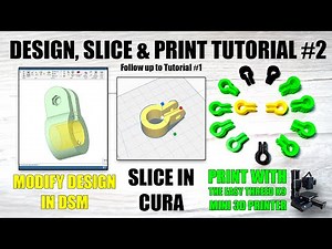 3D design in Design Spark Mechanical. Slice in Cura and print using the Easy Threed K9. Beginners