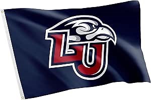 Desert Cactus Liberty University LU Flag - 3 x 5 Feet Flames Banner, Indoor/Outdoor Durable Fabric, 100% Polyester Design (Style 1)