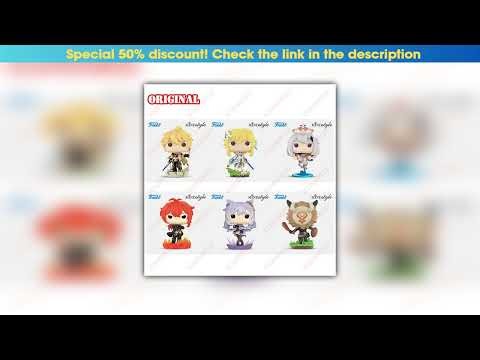 Slide Original Genshin Impact Animation Game Peripheral Toys Lumine Aether Paimon Diluc Keqing Anim