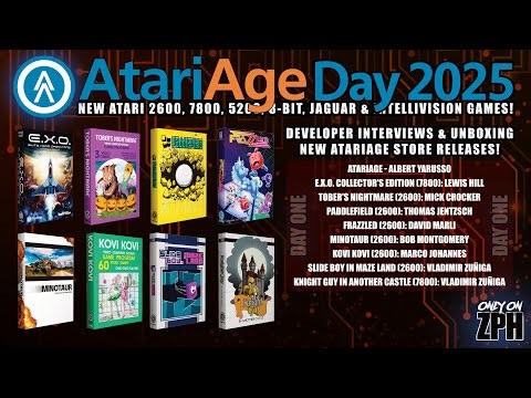 AtariAge Day 2025 SE: Part One! Unboxing & Developer Interviews of 17 new AA Store Games!