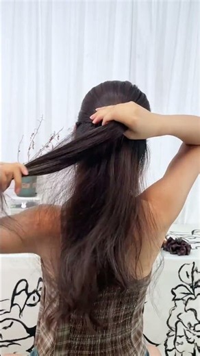 Hidden Elastic Low Ponytail | Sleek Daily Commute #Hairstyles #hairstyle #hairtutorial#hairtutorials