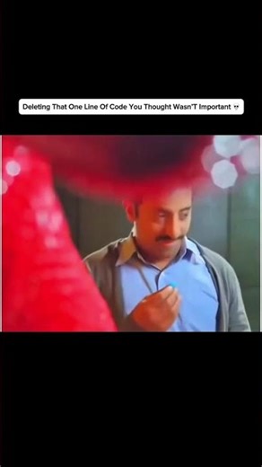 That one line of code you thought wasn’t important 💀 #humorcoding developer #coding #debugging