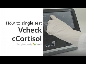 [BIONOTE] Vcheck V200: How to Vcheck cCortisol (ACTH/LDDST/HDDST)