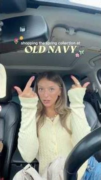 shopping vlog at old navy!! 🌷 #shopping #vlog #springfashion @OldNavy