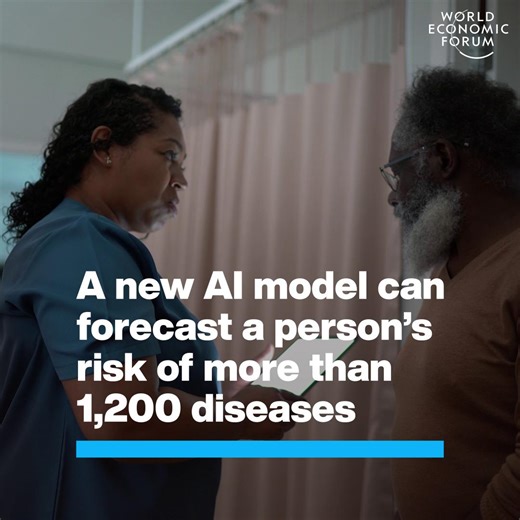 What if you could walk into a doctor’s clinic and receive bespoke health advice - put together using AI that has modelled your personal disease risks over the coming decade? That’s the idea behind the AI model Delphi-2M, developed by the European Molecular Biology Laboratory, the German Cancer Research Centre and the Københavns Universitet - University of Copenhagen. Delphi-2M is trained on millions of anonymised health records, spotting patterns which it can apply to forecast the likely health 