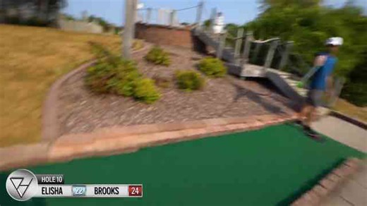 Insane ONE IN A MILLION Mini Golf Hole In One Hole!