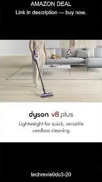 Dyson V8 Plus Cordless Vacuum Cleans Floors and Carpets Easily Converts to Handheld Mode