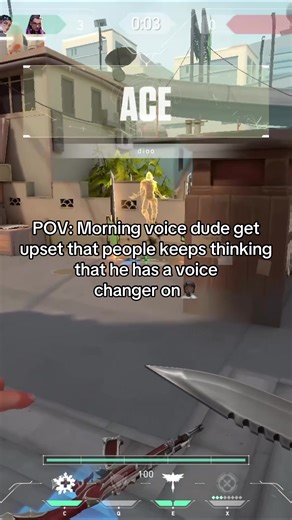 MORNING VOICE VALORANT DUDE is UPSET that people mistake him for having a voice changer!!😭😭