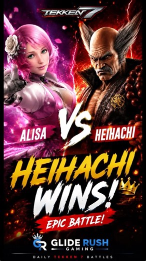 😱 Heihachi Dominates Alisa! | Tekken 7 PS5