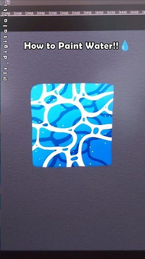 💧 Rendering Water: The EASY Way! 🖌️ #digitalart #shorts #drawing #art #digitaldrawing #coloring