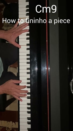 How to finish a piece.. in C. Cm9 Cmaj7 Csus9. Smashing the Hammers II. Piano Percussion Instrument.