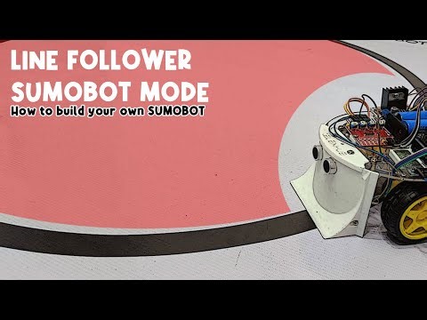 DIY Line Follower SUMOBOT – Assembly, Wiring, and Coding Tutorial