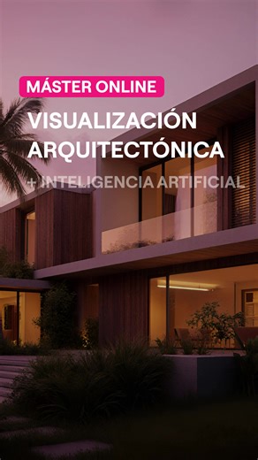 👉𝗠𝗮́𝘀𝘁𝗲𝗿 𝗩𝗶𝘀𝘂𝗮𝗹𝗶𝘇𝗮𝗰𝗶𝗼́𝗻 𝗔𝗿𝗾𝘂𝗶𝘁𝗲𝗰𝘁𝗼́𝗻𝗶𝗰𝗮 𝗜𝗔, 𝗢𝗳𝗶𝗰𝗶𝗮𝗹 𝗔𝘂𝘁𝗼𝗱𝗲𝘀𝗸 𝘆 𝗖𝗵𝗮𝗼𝘀. El programa más completo en Visualización para Arquitectura e Interiorismo con 3D Max y Vray 6. Incorpora las herramientas más punteras en Inteligencia Artificial 🤖 Aprenderás a: ✔️Dominar las disciplinas más avanzadas para la creación de renders, animaciones y recorridos virtuales de aspecto fotorrealista ✔️El uso de Inteligencias Artificiales, que incorporarás a tu fl