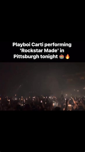 Playboi Carti performing 'Rockstar Made' in Pittsburgh tonight #playboicarti #destroylonely #hiphop #pittsburgh #concert | Mumble Rappers Anonymous
