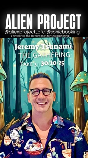 Look like it’s going to be Tsunami this week Prepare your shoes.. Let’s dance Let’s Speak Alien Alien Project Sonic Booking - Artist Management | Alien Project