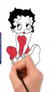 How to Draw a BETTY BOOP Step by Step | Easy Drawing #easydrawing #cartoondrawing