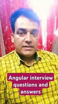 Angular interview questions and answers