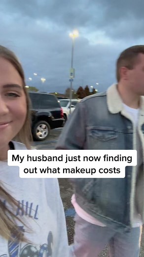 Been together over 6 years and he is just now realizing. #fyp #husbandreacts #funny #makeup #ulta #shopping #wingstop