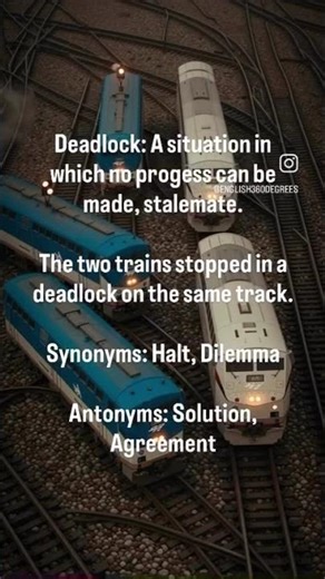 What Is a Deadlock? This Train Scene Makes It Easy!