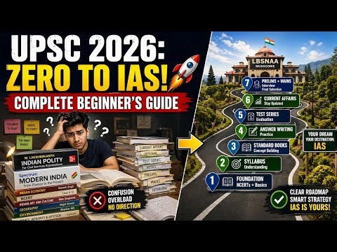 UPSC 2026: How to Start Preparation from Zero Level? | Complete Strategy, Age Limit & Books 📚