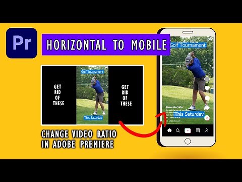 How to Make Horizontal Video to Mobile Video Size in Adobe Premiere for Instagram, TikTok, and More
