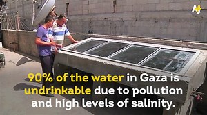 108K views · 2.8K reactions | In Gaza, One Man Wields Solar Power To Purify Water via AJ+ People are struggling to find clean drinking water in Gaza, but one resident has a solution. Fayez al-Hindi has built a solar power system to purify water. According to municipalities, it’s working. | Friends of Al Aqsa | Facebook