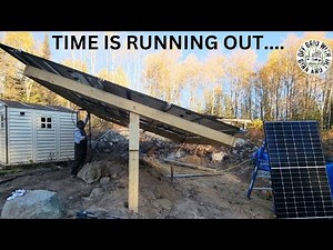 PREPARING FOR WINTER - Building a Solar Mount from my Trees on my Property | Anker SOLIX C2000 Gen2