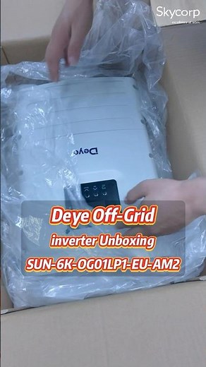Deye 6kW Off-Grid inverter Unboxing